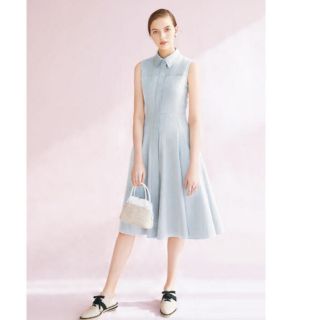 フォクシー(FOXEY)のフォクシー 41680 DRESS CIELO デニム　ワンピース(ひざ丈ワンピース)