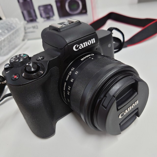 Canon EOS Kiss M2 ブラック EF-M15-45 IS STM…-
