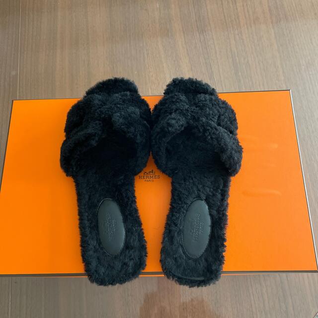 別倉庫からの配送】 Hermes - オラン サンダル ムートン エルメス