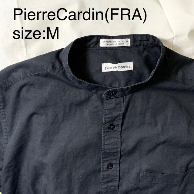 PierreCardin(FRA)ビンテージスタンドカラーシャツメンズ