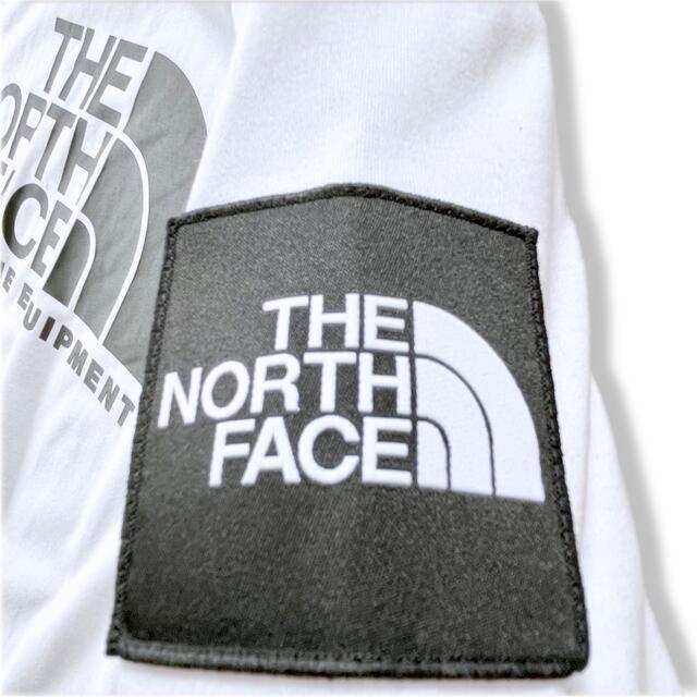 THE NORTH FACE(ザノースフェイス)のワッペン♪ 新品 ノースフェイス ファイン アルパイン Tシャツ EU 白 L メンズのトップス(Tシャツ/カットソー(半袖/袖なし))の商品写真