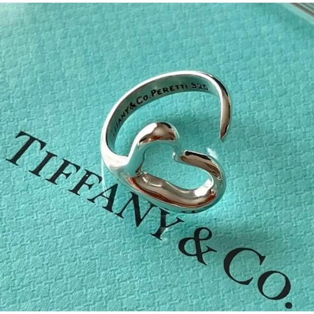 TIFFANY &Co. ティファニー オープンハートリング 10号 - リング(指輪)