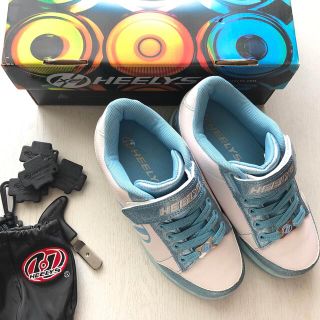 ヒーリーズ(HEELYS)のheelys★ローラーシューズ21cm白(ローラーシューズ)