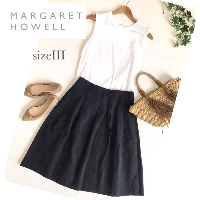 MARGARET HOWELL フレアスカート