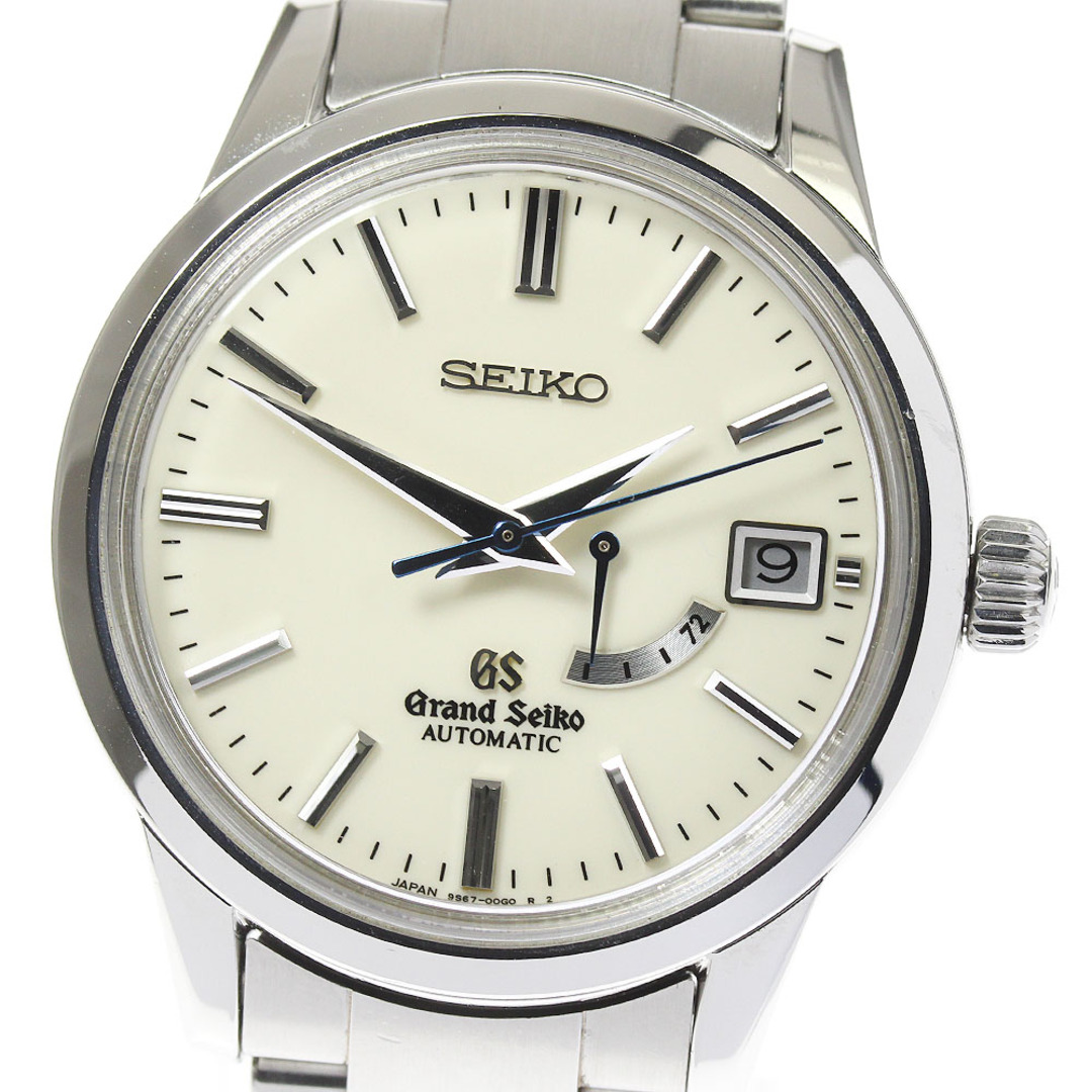 ☆訳あり【SEIKO】セイコー グランドセイコー パワーリザーブ デイト 9S67-00G0/SBGL017 自動巻き メンズ【ev20】なしケースサイズ