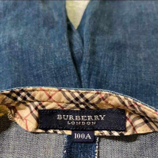 BURBERRY(バーバリー)のバーバリー　デニム　パンツ　100 キッズ/ベビー/マタニティのキッズ服女の子用(90cm~)(パンツ/スパッツ)の商品写真