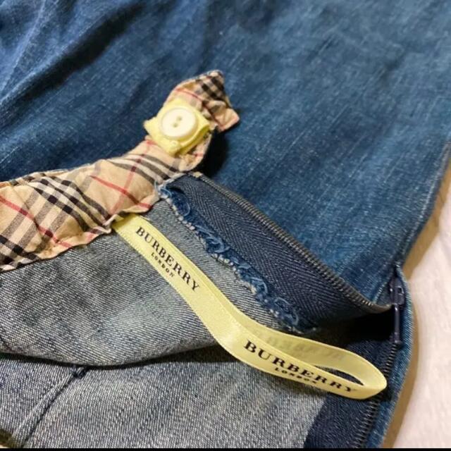 BURBERRY(バーバリー)のバーバリー　デニム　パンツ　100 キッズ/ベビー/マタニティのキッズ服女の子用(90cm~)(パンツ/スパッツ)の商品写真