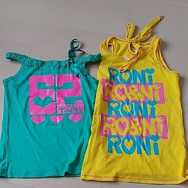 RONIタンク&キャミ２枚セット キッズ/ベビー/マタニティのキッズ服女の子用(90cm~)(Tシャツ/カットソー)の商品写真