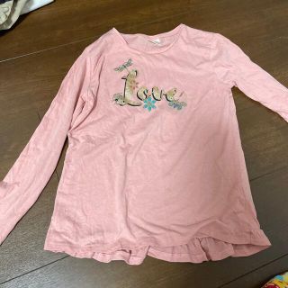 ザラキッズ(ZARA KIDS)のZARA kids ロンT140ピンク(Tシャツ/カットソー)