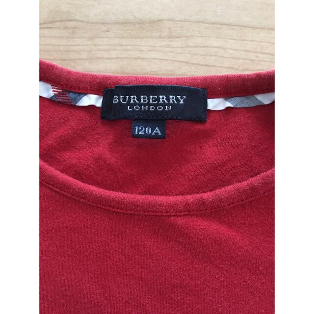 BURBERRY(バーバリー)のバーバリー　Tシャツ　120サイズ　Burberry  キッズ/ベビー/マタニティのキッズ服女の子用(90cm~)(Tシャツ/カットソー)の商品写真