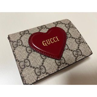 Gucci - 最終値下げ☺︎グッチ ハートモチーフ付 カードケース