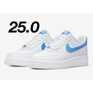 ナイキ(NIKE)のそら様専用 エアフォース1  ユニバーシティブルー 25 AIR FORCE 1(スニーカー)