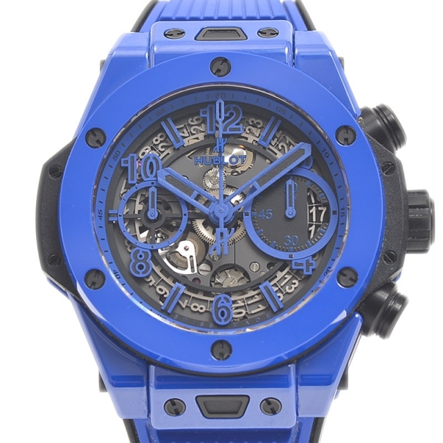 スケルトン HUBLOT - ウブロ ビッグバン ウニコ ブルー マジック 441