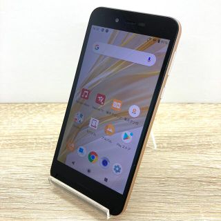 アクオス(AQUOS)のAQUOS sense lite ゴールド SH-M05 SIMフリー画面割れ①(スマートフォン本体)