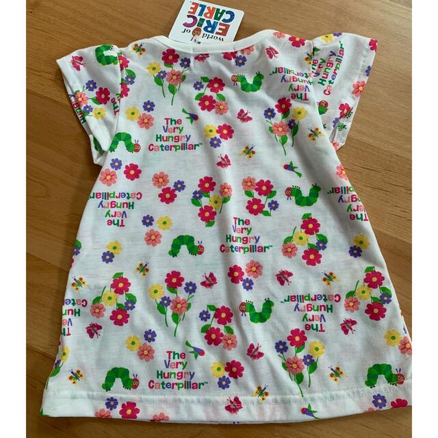 お値下げ！はらぺこあおむし半袖Tシャツ90cm キッズ/ベビー/マタニティのキッズ服女の子用(90cm~)(Tシャツ/カットソー)の商品写真