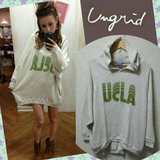 アングリッド(Ungrid)のしょこも様専用♡ungrid♡UCLAルーズパーカー＆パーカーワンピ2枚SET(パーカー)