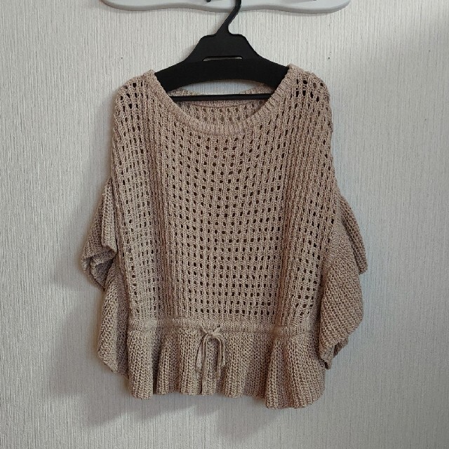 GRACE CONTINENTAL - グレースコンチネンタルメッシュフリルニットトップ新品タグ付きの通販 by twinsmama's shop| グレースコンチネンタルならラクマ