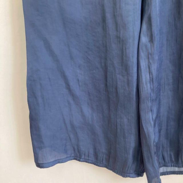 ⭐️KBF レディース パンツ ワイドパンツ ブルー ワンサイズ シンプル⭐️ レディースのパンツ(カジュアルパンツ)の商品写真