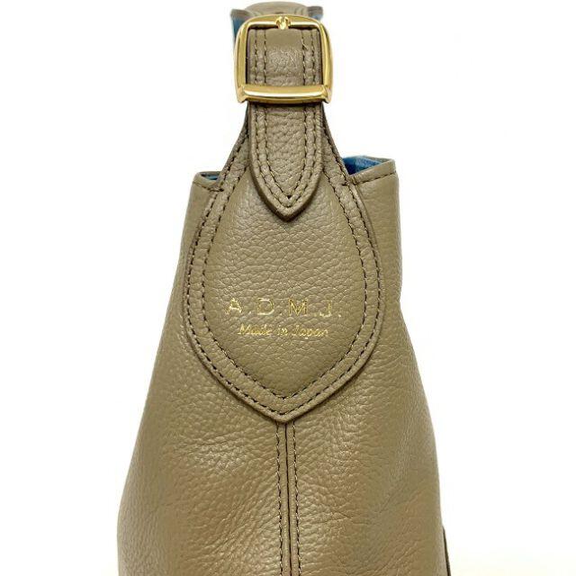 大人気☆ 54B142|未使用|A.D.M.J. 2WAYバッグ 本革 グレージュ