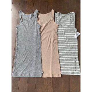 ギャップ(GAP)のGAP ロペピクニック　タンクトップ　未使用　タグ付　二枚組(タンクトップ)