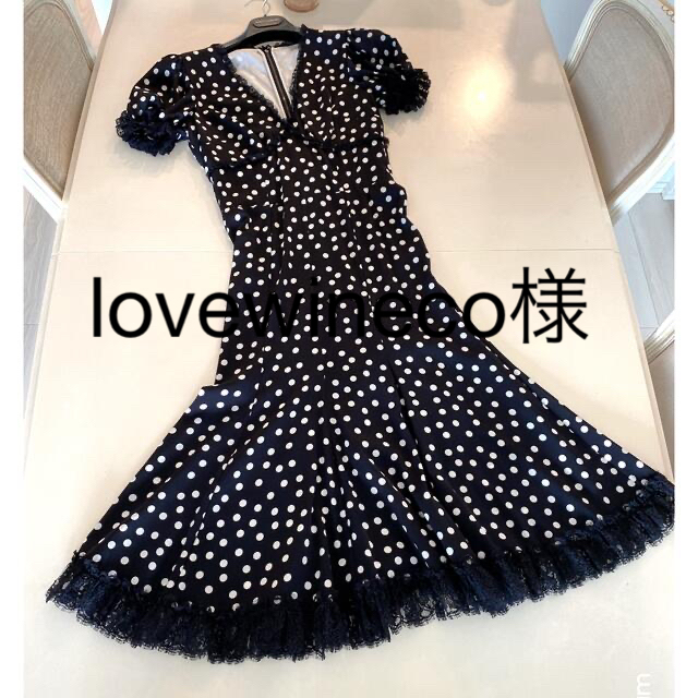 ⭐︎美品⭐︎Dolce & Gabbanaのドットワンピース　38ワンピース