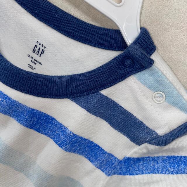 babyGAP(ベビーギャップ)の《GAP》Tシャツ風ロンパース（80㎝） キッズ/ベビー/マタニティのベビー服(~85cm)(ロンパース)の商品写真