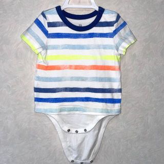 ベビーギャップ(babyGAP)の《GAP》Tシャツ風ロンパース（80㎝）(ロンパース)