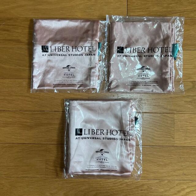 リーベルアットユニバーサル　巾着袋　ピンクページュ3枚 レディースのファッション小物(ポーチ)の商品写真