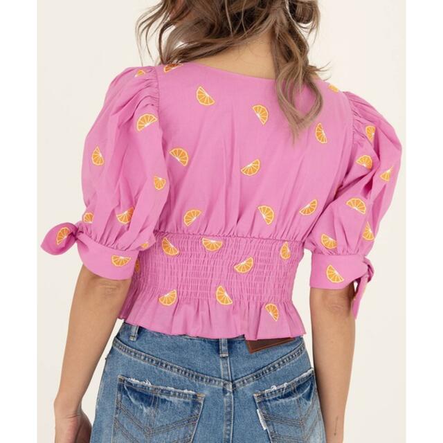 ALEXIASTAM puff sleeve top