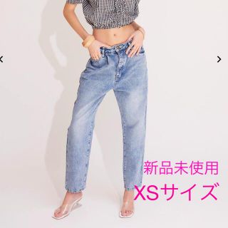 アリシアスタン(ALEXIA STAM)のTuck Denim Pants Washed Blue(デニム/ジーンズ)