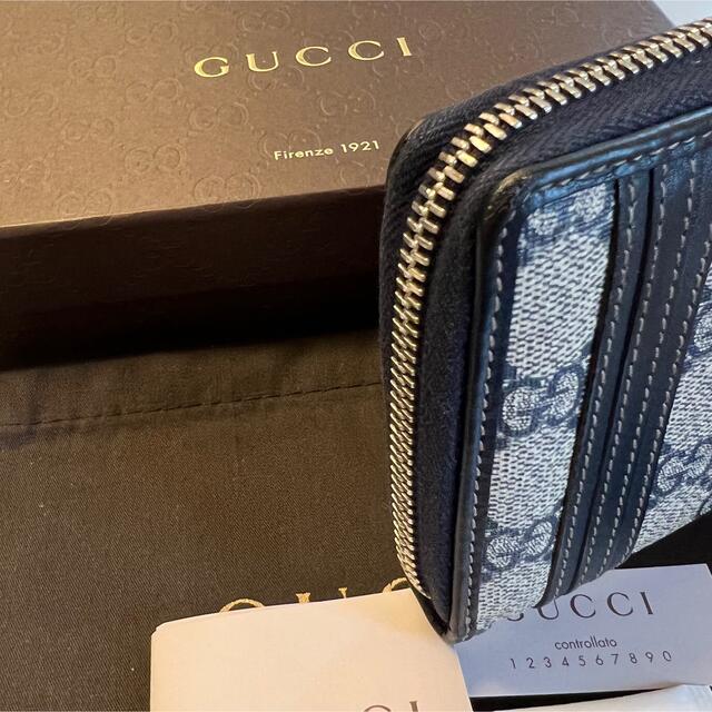 かんたんラ Gucci 長財布 GGスプリーム ラウンドファスナーの通販 by