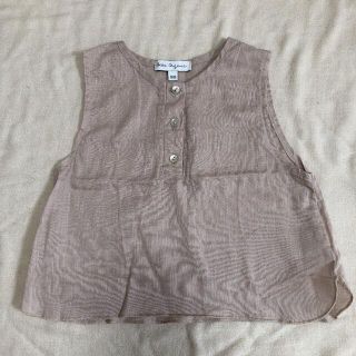 Bebe Organic コットンリネン タンクトップ 18M