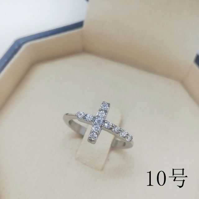 tt10100閉店セール10号リングジルコニアリングデザインリング レディースのアクセサリー(リング(指輪))の商品写真