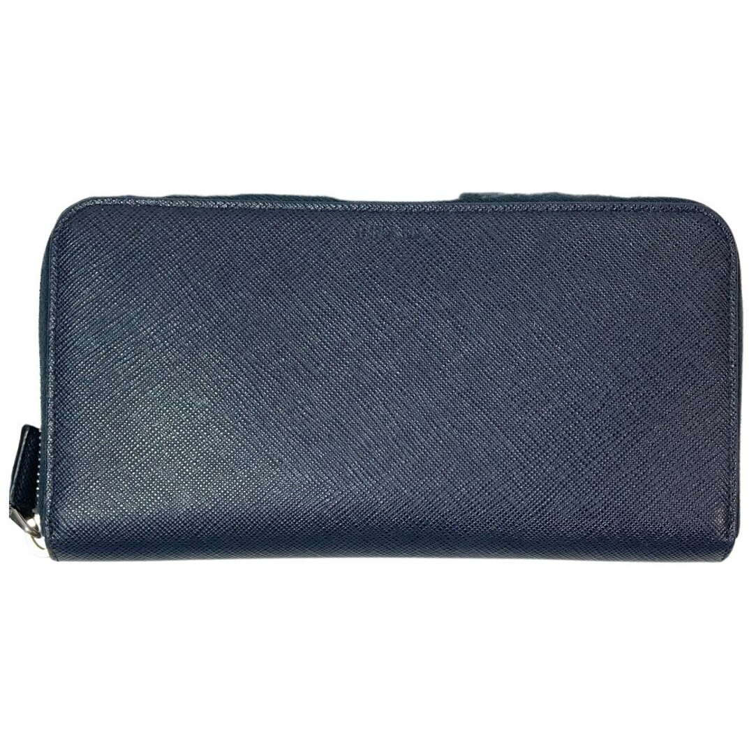 ◎◎PRADA サフィアーノ 長財布 ラウドファスナー 2ML317 ネイビー