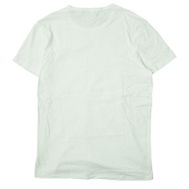 RRL(ダブルアールエル)のRRL ダブルアールエル イーストハンプトン店限定 FURY FITNES TEE ロゴプリントTシャツ M ホワイト 半袖 Double RL クルーネック 3段プリント トップス【中古】【RRL】 メンズのトップス(Tシャツ/カットソー(半袖/袖なし))の商品写真