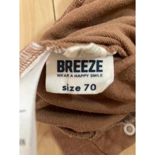 BREEZE(ブリーズ)のロンパース　70    BREEZE キッズ/ベビー/マタニティのベビー服(~85cm)(カバーオール)の商品写真