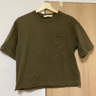 スローブイエナ(SLOBE IENA)のSLOBE IENA  スローブイエナ　カーキシンプルTシャツ(Tシャツ(半袖/袖なし))