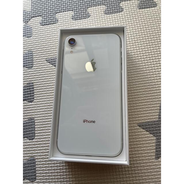 美品　iPhone XR ソフトバンク WHITE 64G