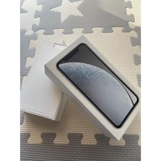 ソフトバンク(Softbank)の美品　iPhone XR ソフトバンク WHITE 64G(スマートフォン本体)