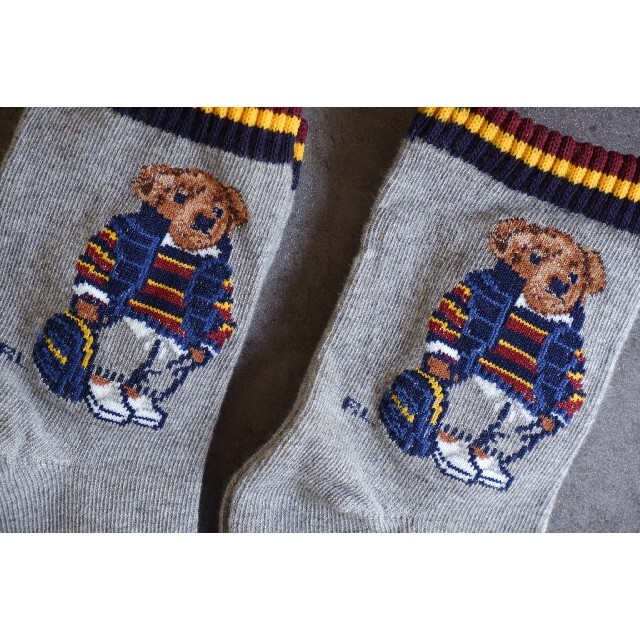 POLO RALPH LAUREN(ポロラルフローレン)のPOLOラルフローレンのキッズ用ソックス2足セット 20-22cm【新品】 キッズ/ベビー/マタニティのこども用ファッション小物(靴下/タイツ)の商品写真