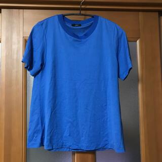 試着のみ美品　A-girlsのロイヤルブルーTシャツ　LL(Tシャツ(半袖/袖なし))