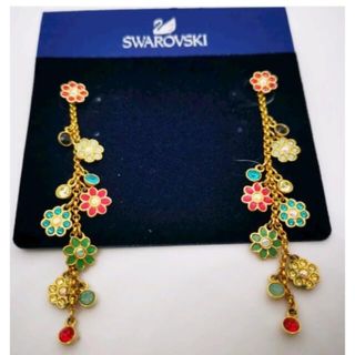 スワロフスキー(SWAROVSKI)のスワロフスキー　花ピアス　値下げ不可(ピアス)