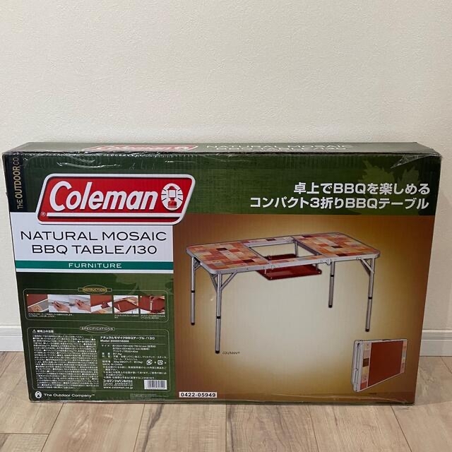 Coleman(コールマン)のコールマン モザイクBBQテーブル/130 & クールステージ2ウェイグリル インテリア/住まい/日用品の机/テーブル(アウトドアテーブル)の商品写真