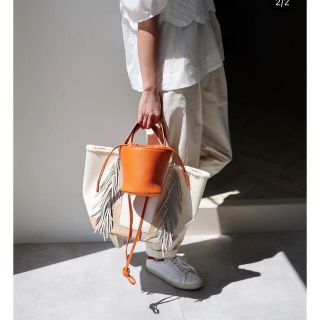 ドゥロワー(Drawer)のayakobag Pottery Bag Orange(ショルダーバッグ)