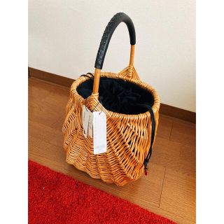 ツルバイマリコオイカワ(TSURU by Mariko Oikawa)の新品【ツルバイマリコオイカワ】カゴバッグ(かごバッグ/ストローバッグ)