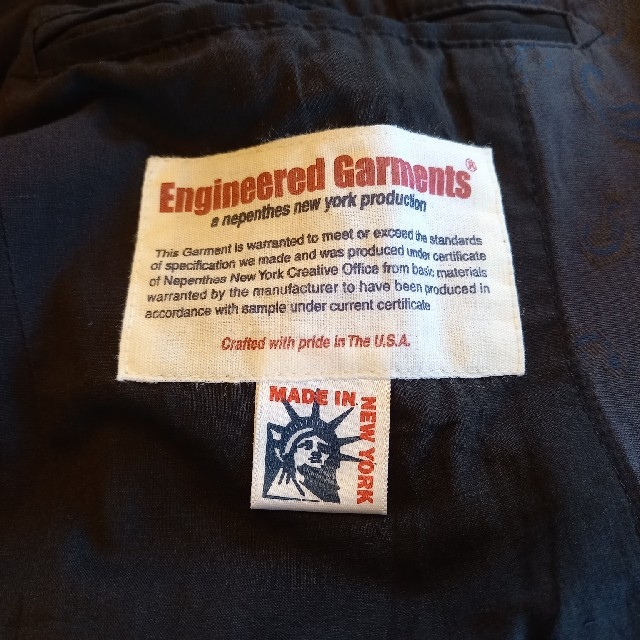 Engineered Garments(エンジニアードガーメンツ)のエンジニアードガーメンツ　薄手ペイズリー柄ジャケット メンズのジャケット/アウター(テーラードジャケット)の商品写真