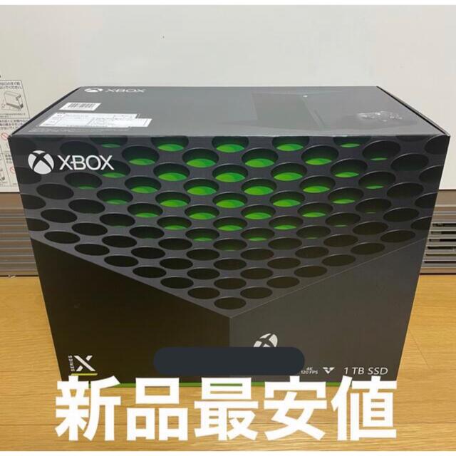 Xbox(エックスボックス)の【新品・未開封】マイクロソフト　Xbox Series X  最安値 エンタメ/ホビーのゲームソフト/ゲーム機本体(家庭用ゲーム機本体)の商品写真