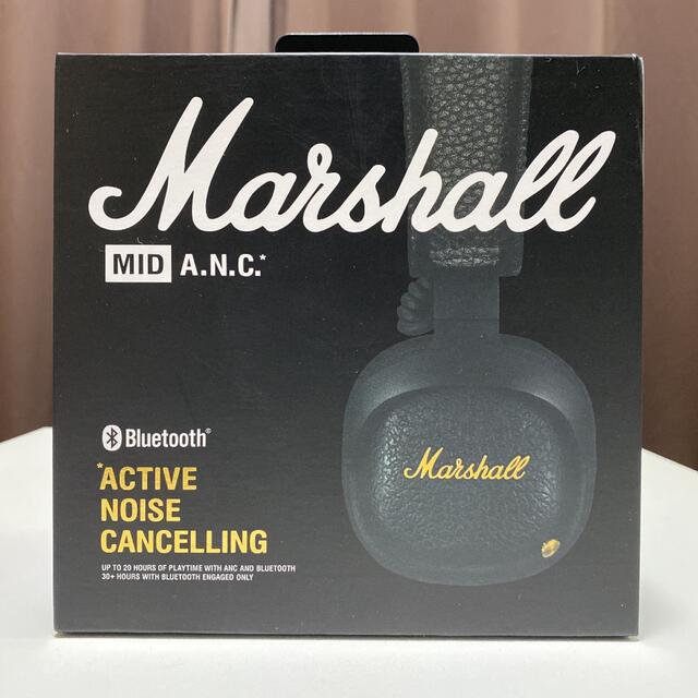 オーディオ機器Marshall MID ANC ノイズキャンセリング ワイヤレス ヘッドホン