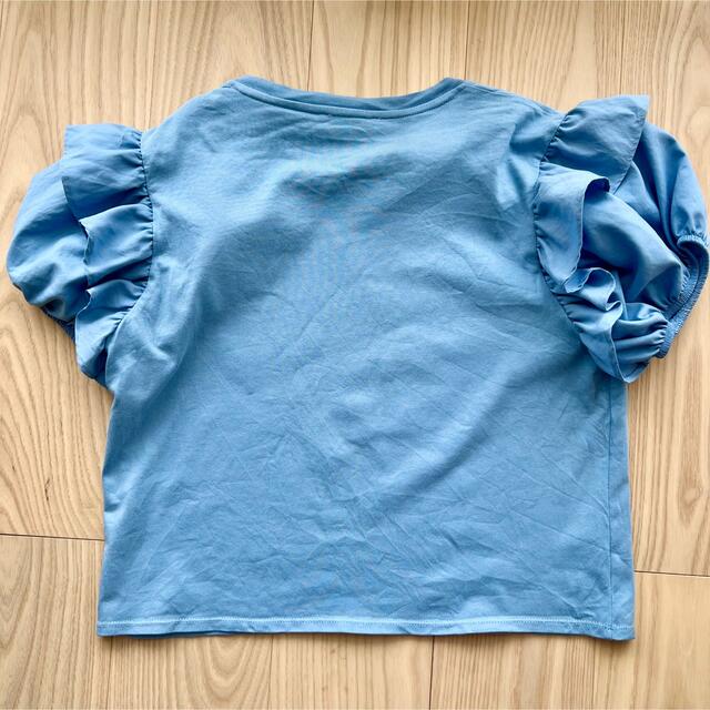ZARA(ザラ)の日曜までSALE♡ZARA  フリル袖　Tシャツ レディースのトップス(Tシャツ(半袖/袖なし))の商品写真