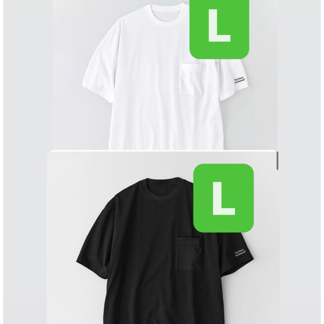 ennoy POCKET T-SHIRTS 白黒 2着Tシャツ/カットソー(半袖/袖なし)